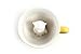 creature cups Cat Ceramic Cup (11 Ounce, Yellow) - Hidden Animal Inside - Coffee mugs & Tea Cups for Feline Lovers