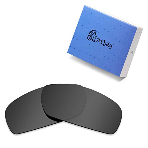 Glintbay 100% Precise-Fit Replacement Sunglass Lenses for Electric Technician - Polarized Advanced Black