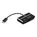 kwmobile 3in1 Micro USB Adapter Card Reader OTG for Amazon Fire HD 10 (2015) black