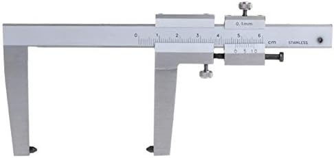 Werewtr Stainless Steel Vernier Caliper For Brake Discs Disks Measuring Tools 0-60Mm,0-60Mm