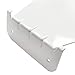 Metal Invisible Concealed Bookshelf Set of 2 (White)