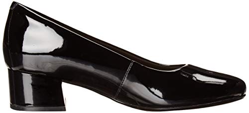 Clarks Women's Marilyn Leah Pump, Black Patent Synthetic, 7.5 | Pricepulse