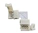 SoundOriginal 5050 RGB Led Light Strip Connector - Gapless Angle Connector 10mm LED RGB Connector L-shape LED Strip Light Connectors (4pack)