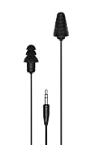 Plugfones Executive Ear Plugs / Earbuds - Foam and Silicone Plugs with Music (Gray)