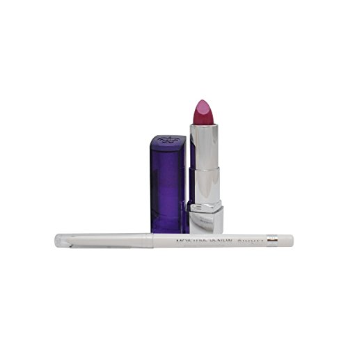 Rimmel Moisture Renew Lipstick #260 Berry Rose Plus Bonus Lip Liner Moisture Renew Lipstick (Pack of 2
