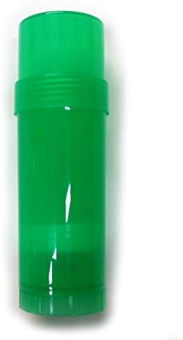 6 ct. Deodorant Twist-up Empty Containers (Green) - for lotion bar, heel balm etc. (2 oz.)