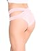 iHeartRaves Sparkle Aries Scrunch Back Rave Booty Shorts (Small/Medium, Pink)