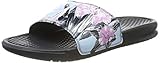 Nike Women's Benassi JDI Print Slide Sandals (5 B(M) US, Anthracite/Topaz Mist Anth)