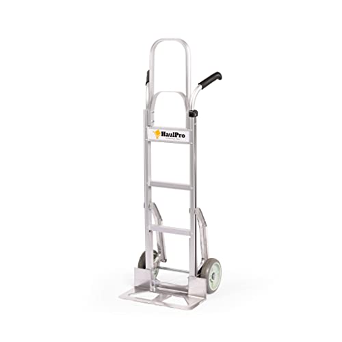 HaulPro Heavy Duty Hand Truck Aluminum Dolly Cart for Moving 500