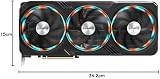 Gigabyte RTX 4080 GAMING OC 16GB GDDR6X PCI-E 4.0 GPU Core 2535MHz RGB view 9