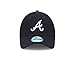 MLB Atlanta Braves Road The League 9FORTY Adjustable Cap, One Size, Navy
