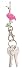 Alexx Finders Key Purse Flamingo Key Finder