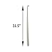 Home-X Extra Long Metal Shoehorn, 31.5 Inch Long Shoe Horn - Convenient and Easy to Use, No Excessive Bending