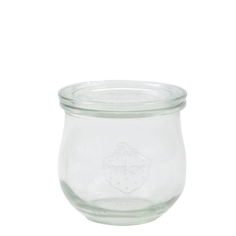 Weck -Tulip glass, round rim, clear glass, 370 ml