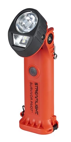 Streamlight 91800 Survivor Pivot 325-Lumen Right-Angle Flashlight, Orange