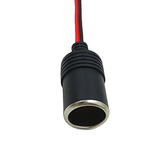 MicVista AC03 12V 1m Female Car Cigarette Lighter Female Socket Plug Connector for GPS/ Dashcam Car Charger with Cigarette Lighter Socket (2 pack) - Thumbnail 3