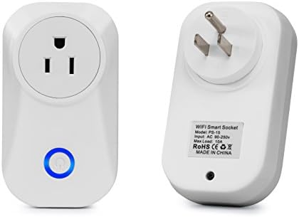 RUGNLI Work with Alexa, WIFI smart socket control no hub needed control your device anytime anywhere