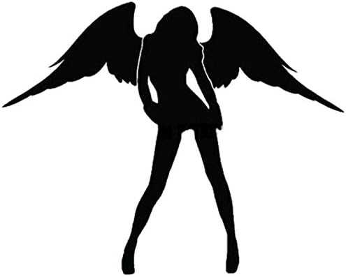 NancyMissY 天使と悪魔のパターン車のステッカー反射セクシーな美しさのウィンドウ車のトラックのオートバイのビニールデカール