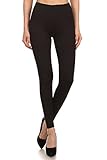 Always Solid Color Buttery Soft Full Length Leggings - Black Color