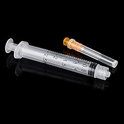 2.5ml Syringes with 25Ga 1 Inch Needle Suitable for
