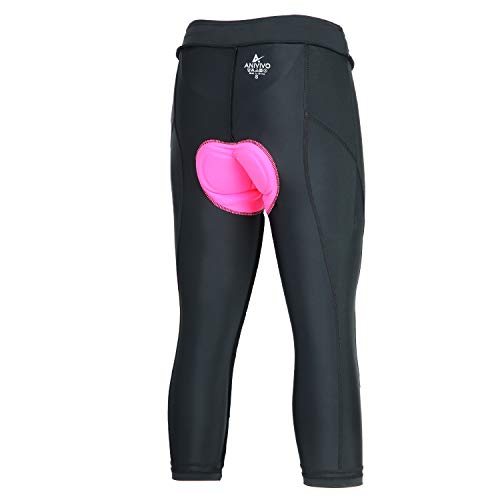 image for ANIVIVO Cycling Pants Capris Bike Tight Pants for Women, Road Bike 3/4