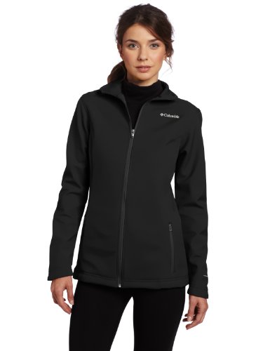 Columbia Women's Kruser Ridge Softshell Jacket, Black, Large