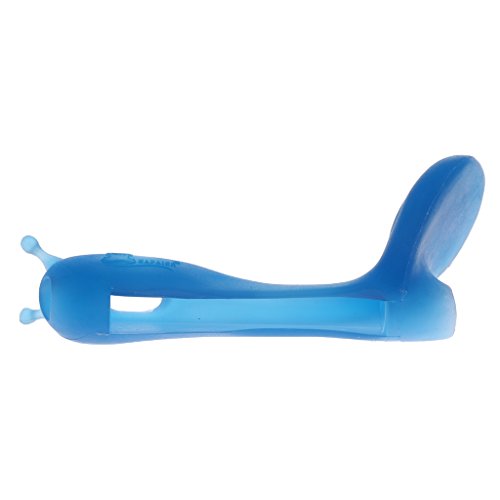 MagiDeal Finest Rubber Violin Bow Hold Buddy Bow Holder Violin Fiddle Teaching Aid Correct Cute! - Blue