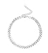 Bonlting Fashion Ankle Bracelet Women Sterling Silver Anklet Foot Jewelry Chain Beach