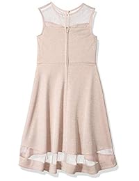 Amy Byer - Vestido de punto grande para niña con hilo y dobladillo