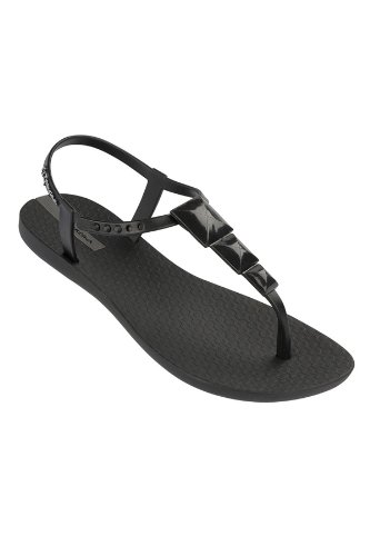 Ipanema Women's Maya Thong Sandal,Black/Black,9 M US