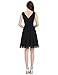 Ever Pretty Double V-Neck Ruched Waist Short Cocktail Party Dress 03989