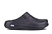 OOFOS Unisex OOcloog, Black - Men’s Size 7, Women’s Size 9 - Lightweight Recovery Footwear - Reduces Stress on Feet, Joints & Back - Machine Washable