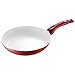 Bialetti Aeternum 10 Piece Nonstick Cookware Set, Ceramic Interior, Red