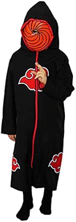 Cosplay Naruto Manto Akatsuki Tobi Mascara Tobi - Roupa Naruto Completa :  Amazon.com.br: Moda