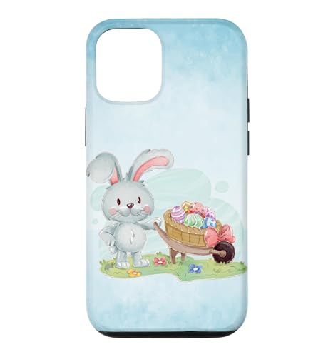 Happy Easter Bunny Easter Garden Case for iPhone 12/12 Pro