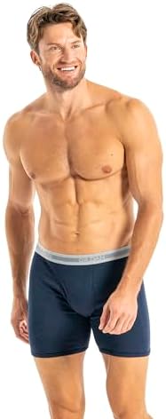 . Calzoncillos Tipo bóxer de Pierna Regular para Hombre - Negro - Medium