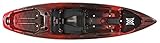 Perception Pescador Pro 10 | Sit on Top Fishing Kayak with Adjustable Lawn Chair Seat | Large Front and Rear Storage | 10' 6" | Red Tiger