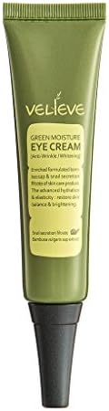 [VELIEVE] Green Moisture Eye Cream 20ml - Bamboo &amp; Snail Extract Moisturizing Anti - Aging Eye Care