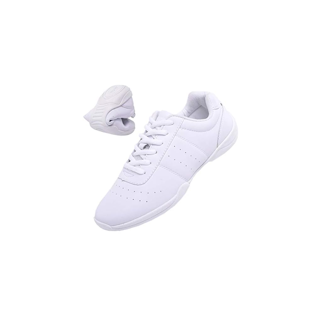 DADAWEN Women�s White Cheerleading Shoe Fitness Training DADAWEN Women�s White Cheerleading Shoe Fitness Training