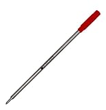 Monteverde Ballpoint Refill to Fit Cross Ballpoint Pens, Medium Point, Soft Roll, Red, 2 per Pack (C132RD)