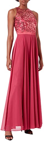 Vera Mont Abendkleid fĂĽr Damen, Rot (Light Cranberry 4288), 42