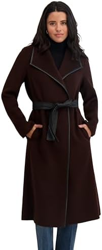 Amazon.com: Tahari Women's Double-Faced Luxury Soft Wool Blend