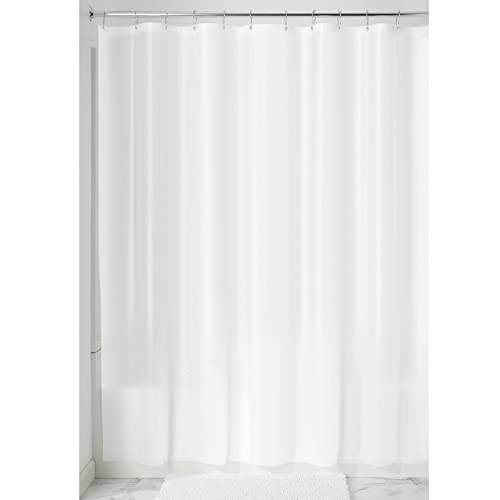 mDesign PEVA Shower Curtain Liner 72" x 72" Deluxe Water/Odor