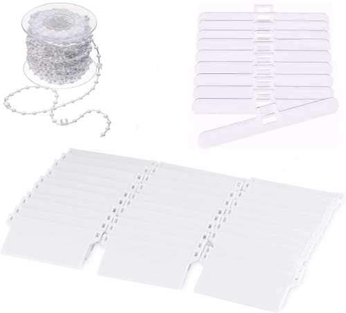 Vertical Blind 89mm Vertical Blind Bottom Weights Top Hangers and Bottom Chain Repair KIT (24)