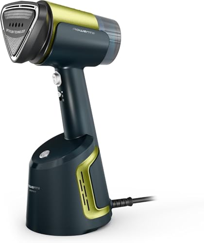 AeroSteam, Plancha de vapor de mano con Tecnología OptiFlow, Depósito de 100 ml, 3 niveles de potencia, Resultados rápidos y fáciles con una sola pasada, DR9810F0
