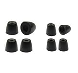 4 Pair assortment (2 small, 2 large) Black - 