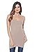 A+D® Womens Long Cami w/ Stretchy Fabric and Seamless Hem