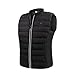 ZLTFashion Heated Vest USB Charging Electric Heated Jacket Winter Body Warmer Vest Men (Battery Not Included)