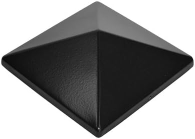 6x6 Pyramid Metal Post Cap - Black - 5.5"