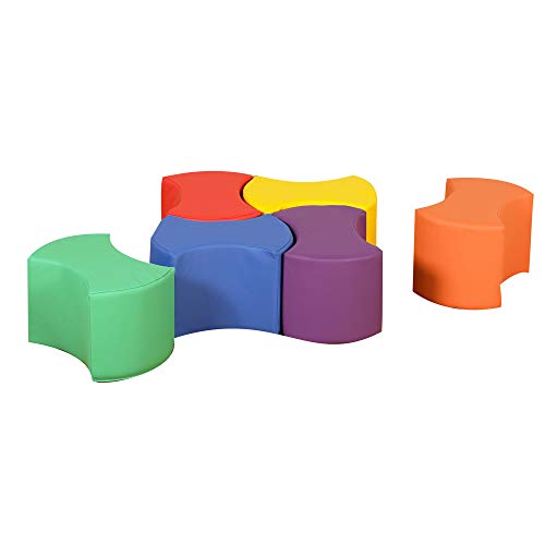 Children's Factory Soft Touch Bowtie Set6, Rainbow, CF805010